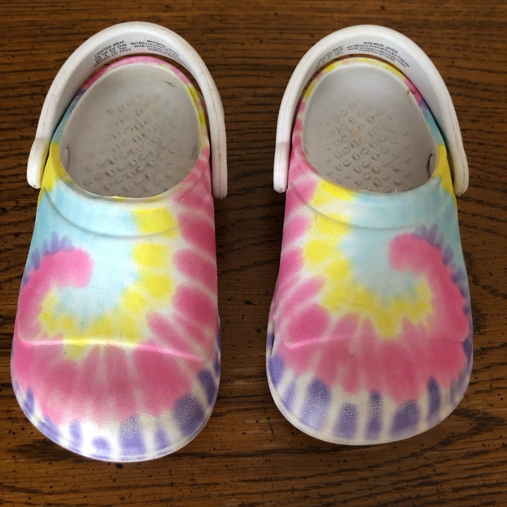 Stride Rite Tie-Dye Kids Slippers